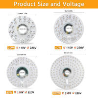 Kit De Luz LED Para Techo Modulador LED 20W 40W 60W 100W Redondo Reemplazo De Placa LED Para Ventilador De Techo 220V 110V - details 3