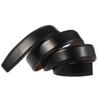 Cinturón De Cuero Genuino De 3.5cm Sin Hebilla Para Hombre Calidad Superior En Negro Y Marrón Adecuado Para Adultos - details 7
