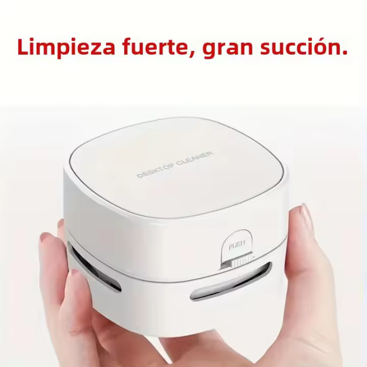 Aspiradora Portátil Inalámbrica 1pc Para El Hogar Mini Aspiradora Eléctrica De Mano De Goma Para Limpieza De Superficies Planas - 1