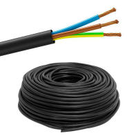 Manguera eléctrica redonda 3x2.5mm² RV-K negra 3G2.5 | Cable negro 3 hilos | Longitud a elegir | Suministros Castro - details 0