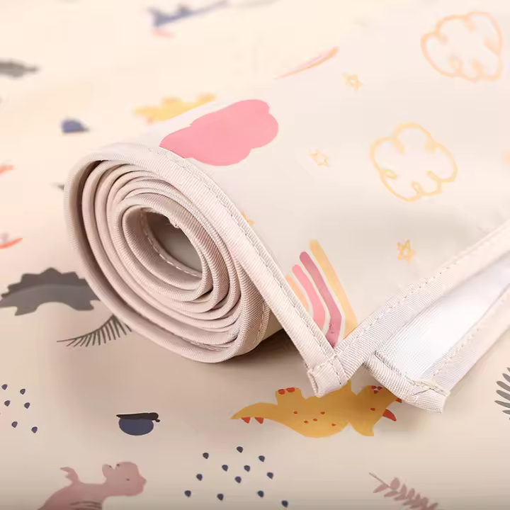 Mantel De Cambio De Pañales Para Bebés Suave Y PU Impermeable a Prueba De Fugas Lavable Para Recién Nacidos Almohadillas De Orina Reutilizables Para Picnic Y Viajes - 1