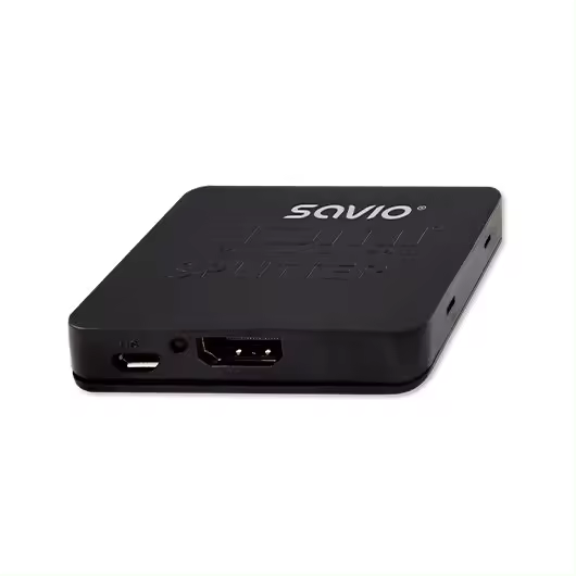 SPLITTER 1X2 HDMI 4K 3D SAVIO CL-93 NEGRO - 1