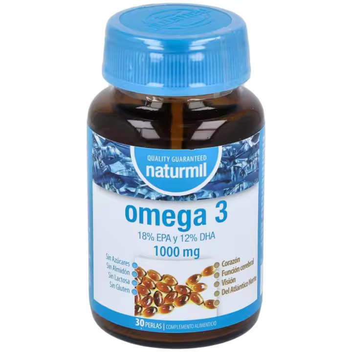 Naturmil Omega 3 Epa 18% E Dha 12% Vitamina E 1000Mg 30Caps - 1