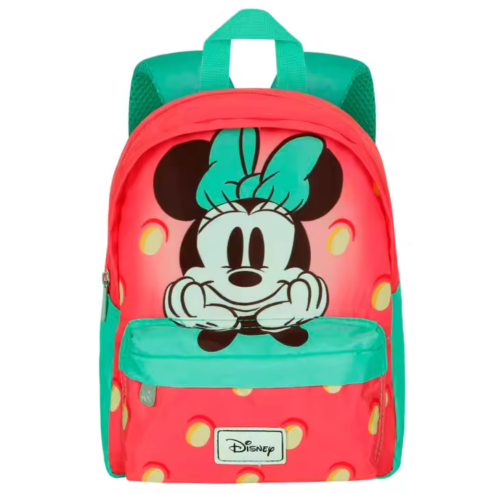 Mochila Berry Minnie Disney 27cm. Mochila ergonómica con amplio espacio. Diseño resistente y versátil para llevar tus pertenencias con estilo. - 1