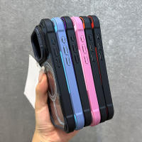 Soporte Plegable Para Lente De Protección Para Funda Magsafe Para iPhone 11 12 13 14 15 16 pro Max plus Armadura Magnética Antichoque Bumper Cubierta - details 5