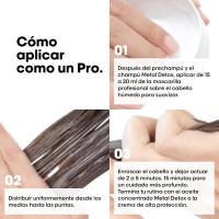 L'Oréal Professionnel Paris Metal Detox Mask / Mascarilla Profesional Anti-Rotura para Todo Tipo de Cabello / Hidratación Profunda, Brillo y Protección del Color. - details 7