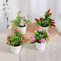 1SET De Plantas Simuladas En Maceta Para Decoración De Oficina Comercial Sala De Estar Estudio Courtyard Decoración Del Hogar Adecuado Para Mesas De Trabajo Y Espacios Comunes - details 24