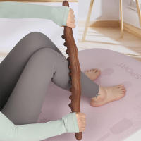Rodillo De Masaje Lymphático De Madera Para Terapia Y Eliminación De Celulitis Herramienta De Drenaje Linfático Para Cuello Espalda Cintura Piernas - details 14