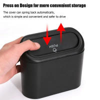 Caja De Almacenamiento Portátil Para Coche De Plástico Con Tapa Contenedor De Basura a Prueba De Agua Para Móvil - details 2