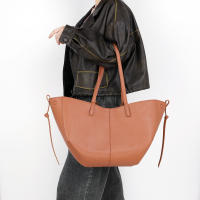 Bolso De Tote Retro Para Mujer Gran Capacidad Bolso De Compras De Cuero PU Con Bolso De Compañía De Moda Casual - details 8