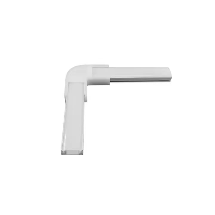 Ledkia Unión en L para Perfil de Aluminio de Superficie para Tiras hasta 12 mm - 1