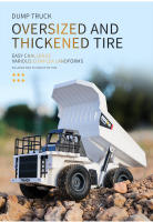 Huina 1:24 Excavadora RC Alloy Dumper Control Remoto 9CH Tractor Camión Crawler Regalo Para Niños Metal Y Plástico - details 13