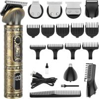 Cortapelos Hombre - Maquina de Cortar Pelo Hombre con 9 Peines Guía, Maquina de Afeitar Hombre, Depiladora Corporal Hombre, Cortapelos Nariz, 6 en 1, Carga USB, Pantalla LED - details 0