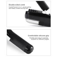 Recortadora Eléctrica de Puntas Abiertas con Batería Recargable Tipo C, Diseño Portátil y Cuidado Blue Ray del Cabello - Interruptor Automático para un Corte Seguro y Preciso, Peine de Doble Cara para un Cabello Perfecto (Color Unico Negro) - details 5