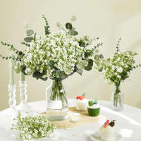 30PCS Flores Artificiales Gypsophila Para Boda Decoración De Hogar Y Fiesta Falsas Flores De Plástico Para Centros De Mesa Y Decoración De Habitaciones - details 0