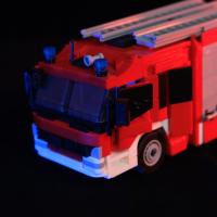 Juego De Construcción De Camión De Bomberos MOC City 1019 Piezas Torre De Rescate Lámpara Blocos De Brinquedos Para Niños Regalo Para Niño - details 8