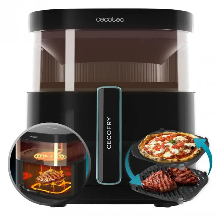 Cecotec Freidoras sin aceite Cecofry&Grill Duoheat 6500 - 1