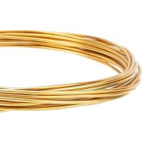 Cable De Arte Brilloso De Cobre Redondo 14 Ga 1.6 Mm 5 m/Rol Sin Plata Para Joyería Y Artesanía - details 0