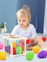 Juguetes Educativos Para Niños 7Pcs En Forma De Cubo Juego De Aprendizaje De Encaje Y Pila Juego De Desarrollo Infantil - details 5