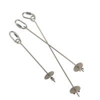 Soporte Para Alimentos De Pájaro En Acero Inoxidable Juguete De Forrajeo Para Periquito Fruta Verdura Carne Palillo De Pájaro - details 2
