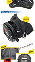 Bolsa De Motocicleta Fashion Con Pierna Bajada Hipo Fanny Pack Impermeable Para Exterior Casual Negro Material Oxford 1680D - details 4