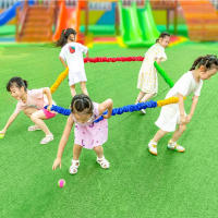 Banda Elástica Arco Iris De Tela Para Correr Y Juegos De Equipo Al Aire Libre Equipo De Entrenamiento Físico Para Jardín De Infantes Y Deportes Para Niños - details 6