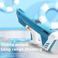 Pistola de Agua Eléctrica Niños Adultos, Alta Capacidad, Un Button Juguete de Piscina de Playa al aire libre de verano de tiro de Blaster de agua, Juguetes de Combate en el Agua-Bleu - details 5
