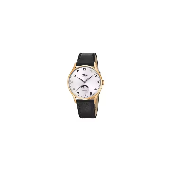 Lotus Classic Strap 18428/A - Reloj Hombre Analógico Acero Negro 50M - 1