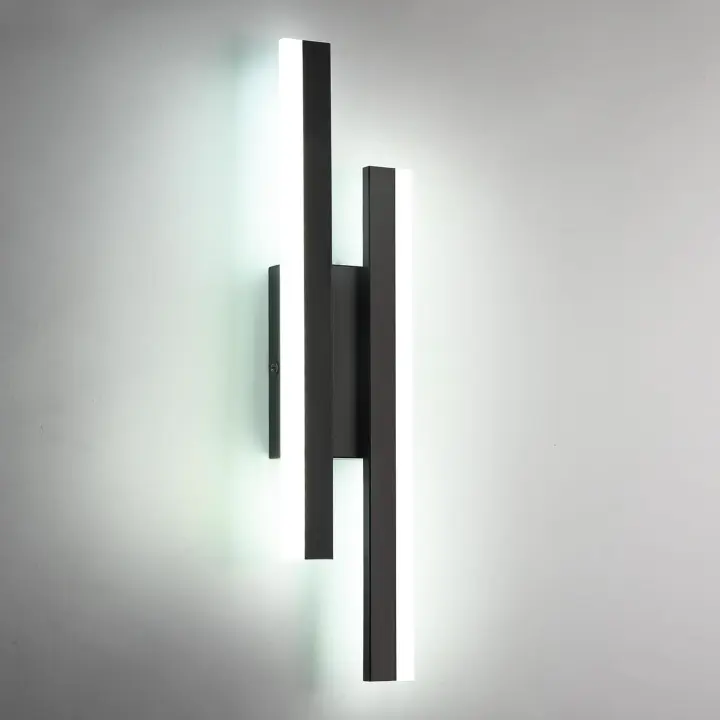Aplique de pared interior, aplique LED moderno de 16W 1800LM, luz blanca de 6500K - 1