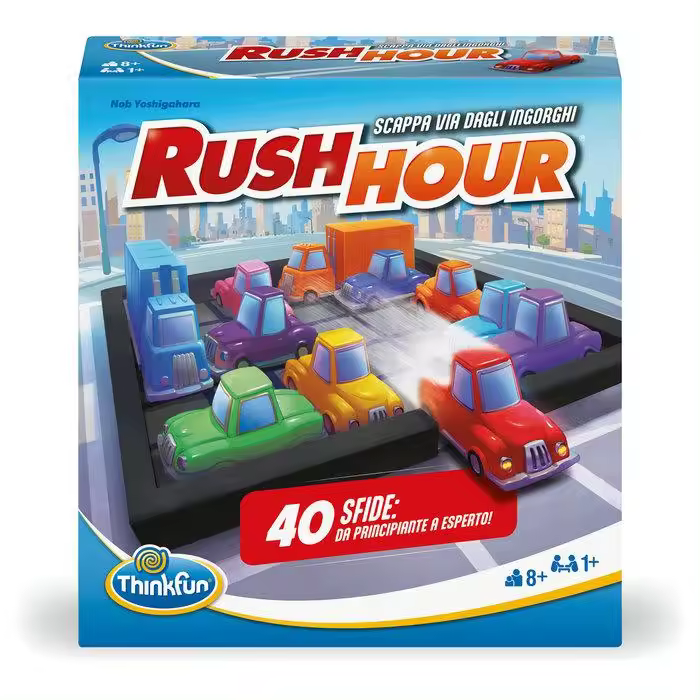 THINKFUN JUEGO DE LOGICA RUSH HOUR JUEGOS DE LOGICA - 1