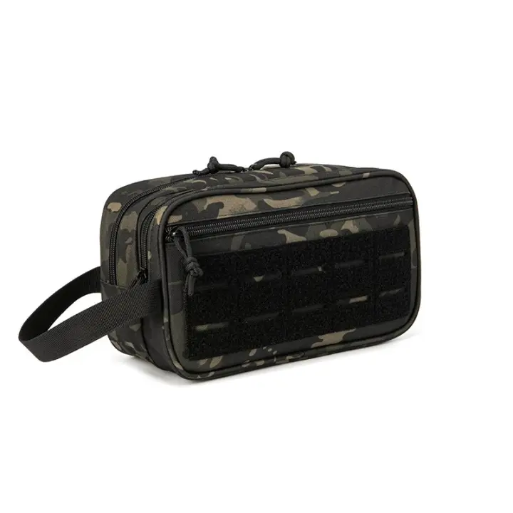 Bolsa táctica de Aseos para Hombres, Bolsa de hesiene, Bolsa Militar EDC, Bolsas Molle, Pequeño Kit de Aseos para Hombres, Kit de Acheitado para Hombres, Bolsas de Ducha de Viaje - 1