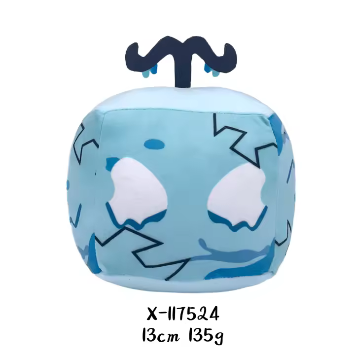 Juguete De Peluche De Frutas De Blox Juego Patrón Leopardo Juguete De Peluche Suave En Forma De Fruta Regalo De Navidad Para Niños - 1