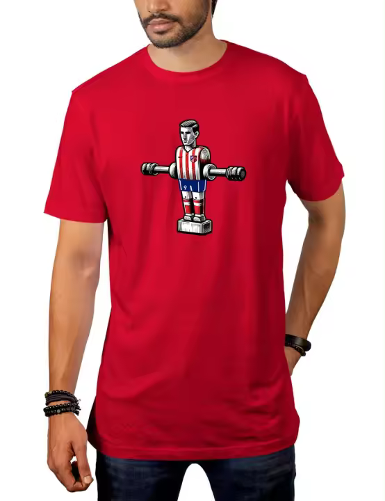 Camisetas del Atleti Futbolín Atlético de Madrid-Camisetas para aficionados del Atleti de Madrid - 1