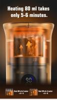 Cafetera Portátil Espresso con Calentamiento Rápido | USB-C | Máquina de Café Portátil Automática 3 en 1 muy fácil de usar | Ideal para Viajes, Oficina y Camping (PRO 80ML LED) - details 8