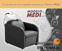 Lavacabezas con pica blanca y respaldo ergonómico Modelo Medi - details 0