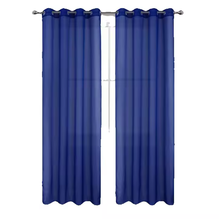 Cortinas Salon Modernes, Cortinas Visillos Liso, Transslúcidas Visillos, Cortinas Poliéster, Cortinas para Sala Cuarto Dormitorio Cocina Salón, 2 Piezas, 140x220cm / 140x260cm, marrón/Azul/Beige/Blanco/Rosa/Gris/Morado/Naranja/Rojo - 1