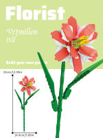 Romantic Eternal Flower Bundle Juego De Rompecabezas De Bloques Naturales Para Niñas Edad Recomendada 6-12 Años Material Plástico - details 7