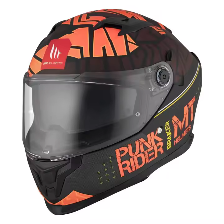 Mt Helmets Casco Integral Braker Sv Punk Rider - 1