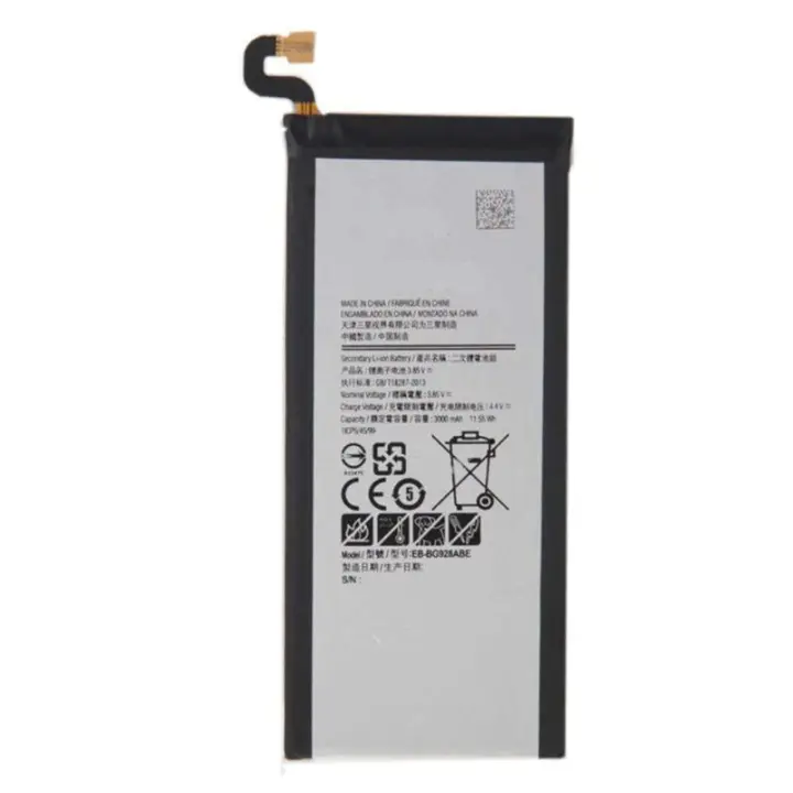 Bateria compatible con Samsung Galaxy S6 Edge Plus ⋆ EB-BG928ABE ⋆ 3000 mAh ⋆ Envío desde España ⋆ Rendimiento fiable ⋆ Recambio ideal ⋆ Larga duración con celdas de calidad - 1