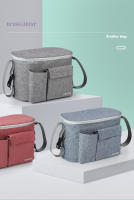Bolsa De Diaper Para Carrito De Bebé Organizador De Almacenamiento Colgante Para Coche Bolsa De La Madre Con Botella De Viaje Accesorios Para Carrito De Bebé Tamaño Pequeño Material De Tela Cierre De Cremallera - details 1