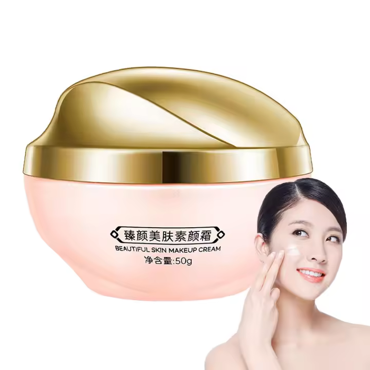 Crema nutritiva y de belleza para la piel Noble Lady Tonificante, crema 3 en 1, crema de belleza Skin Plain, crema de maquillaje hidratante e iluminadora, crema tonificante, crema correctora Lazy 50 g - 1