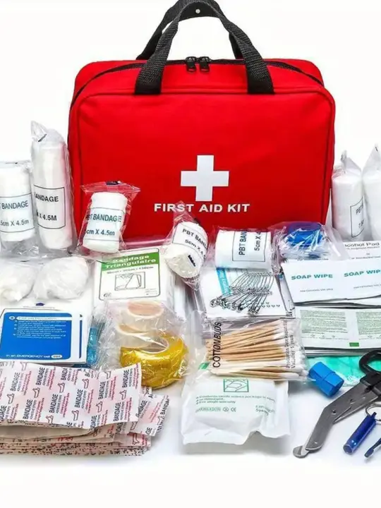 Kit De Primeros Auxilios De Emergencia Con 184 Piezas Portátil Para Rescate Al Aire Libre Y Uso Doméstico - 1