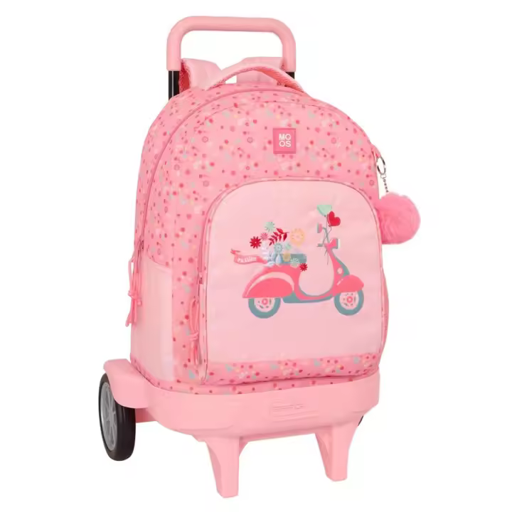 Mochila Grande con Ruedas Compact Evol.Ext.Rec Moos "Passion" 33X45X22Cm (Safta 612518218) - 1
