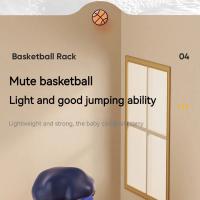 Baloncesto De Esponja Silencioso Para Niños Bola De Bounce Muda Bola Squeezable Baloncesto Silencioso Para Interior - details 9