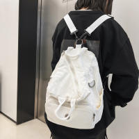 Mochila Casual De Lona Para Mujer Gran Capacidad Bolso De Mano Para Estudiantes De Colegio Viaje Mochila De Hombro Vintage - details 4
