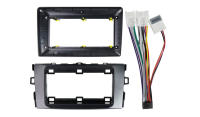 Marco De Radio Para Coche Toyota Auris E150 2006-2012 Kit De Panel De Prensa Fija Adaptador De Placa De Audio - details 1