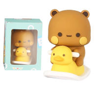 Figura De Peluche Kawaii Bubu Dudu Oso Panda Colección De Miniaturas Animales Juguete Decoración Para El Hogar Regalo Para Niños Y Adultos - details 3