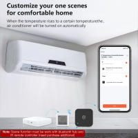 Sensor De Temperatura Y Humedad Inteligente MOES Tuya Con Pantalla LCD Control Remoto Por App Y Voz Compatible Con Google - details 6