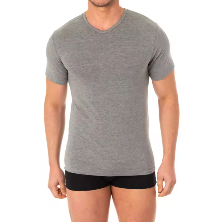Camiseta Manga Corta Cuello en Pico Abanderado Hombre - Innovación y Comodidad - 1