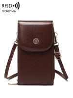 Bolso Bandolera De Cuero PU Con Cierre De Cremallera Y Hebilla Para Mujer Gran Capacidad Con Ranura Para Tarjetas De Crédito Y RFID Protegido - details 13